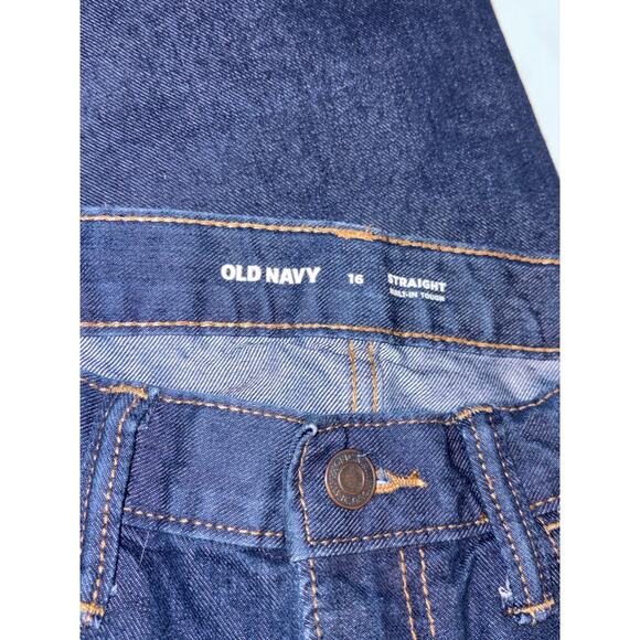 Old Navy Straight Size 16 Boy Jeans - Picture 3 of 4